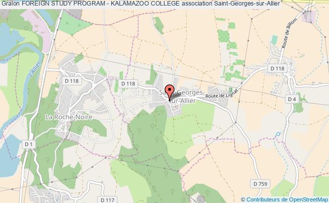 plan association Foreign Study Program - Kalamazoo College Saint-Georges-sur-Allier