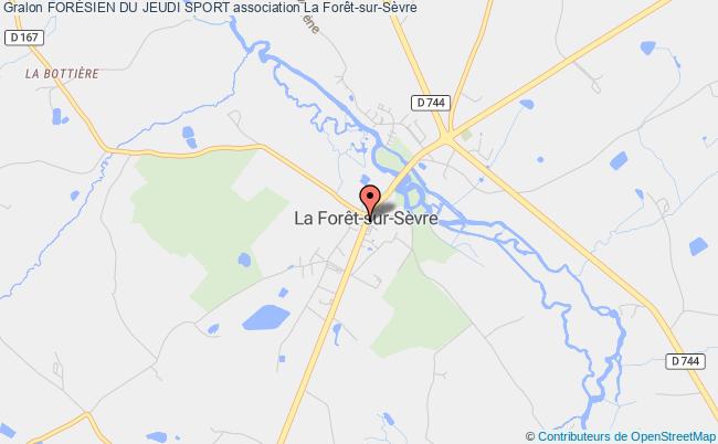 plan association ForÉsien Du Jeudi Sport Forêt-sur-Sèvre