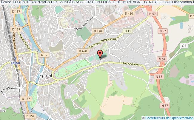 plan association Forestiers Prives Des Vosges Association Locale De Montagne Centre Et Sud Epinal Cedex