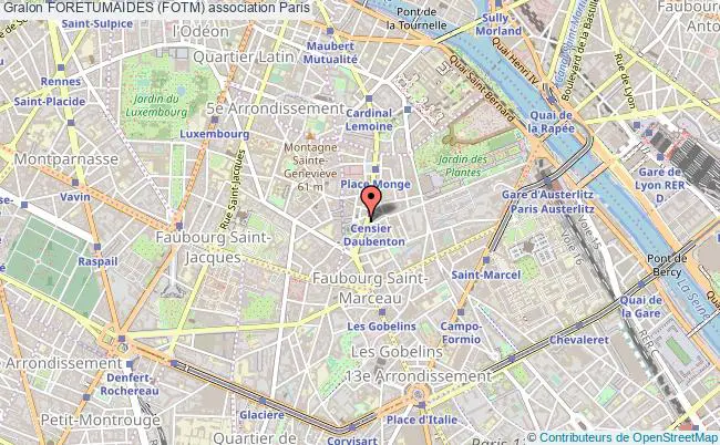 plan association Foretumaides (fotm) Paris