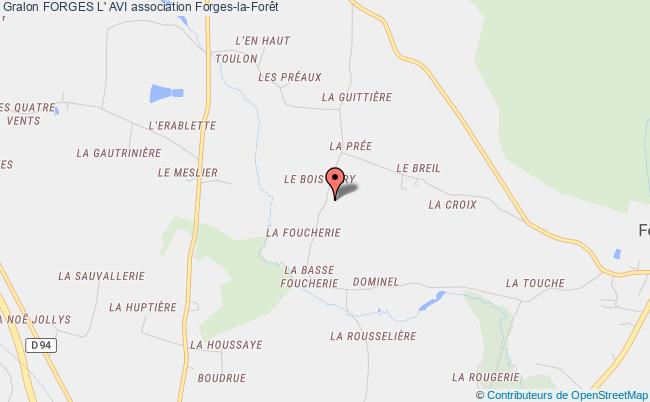 plan association Forges L' Avi Forges-la-Forêt