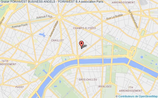 plan association Forinvest Business Angels - Forinvest B.a Paris