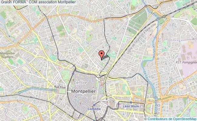 plan association Forma ' Com Montpellier