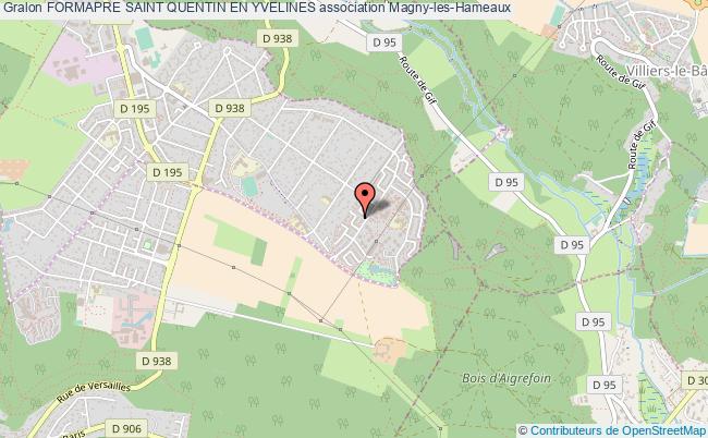 plan association Formapre Saint Quentin En Yvelines Magny-les-Hameaux
