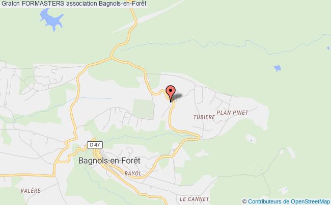 plan association Formasters Bagnols-en-Forêt