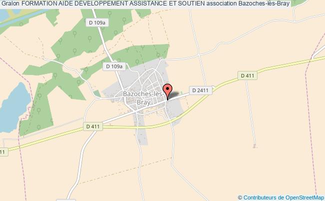 plan association Formation Aide DÉveloppement Assistance Et Soutien Bazoches-lès-Bray