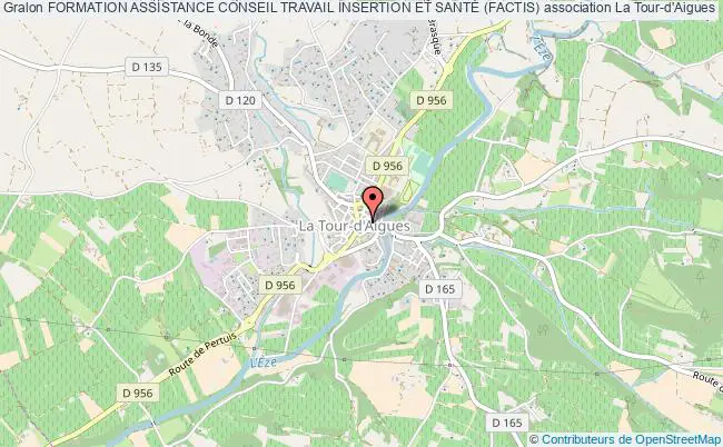plan association Formation Assistance Conseil Travail Insertion Et SantÉ (factis) La Tour-d'Aigues