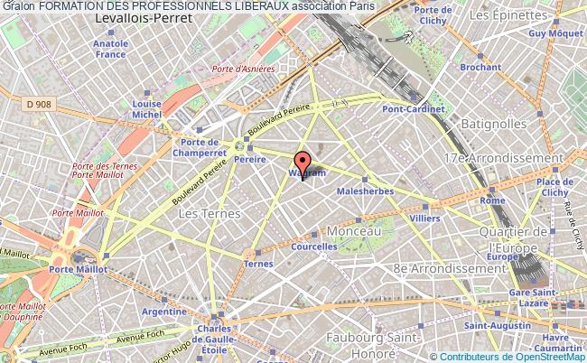 plan association Formation Des Professionnels Liberaux Paris 17e