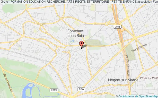 plan association Formation Education Recherche, Arts RÉcits Et Territoire - Petite Enfance Fontenay-sous-Bois