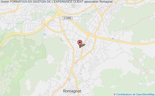 plan association Formation En Gestion De L'expÉrience Client Romagnat