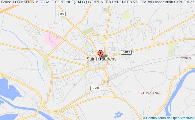 plan association Formation Medicale Continue(f.m.c.) Comminges-pyrenees-val D'aran Saint-Gaudens