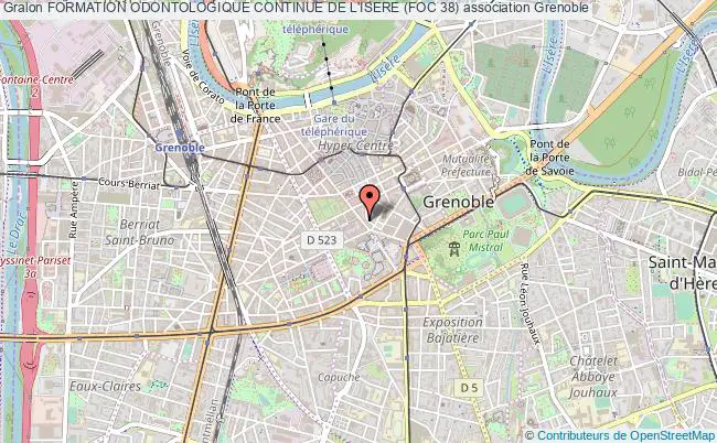 plan association Formation Odontologique Continue De L'isere (foc 38) Grenoble
