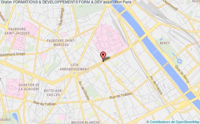 plan association Formations & Developpements Form & Dev Paris