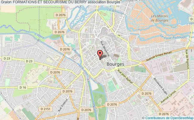 plan association Formations Et Secourisme Du Berry Bourges