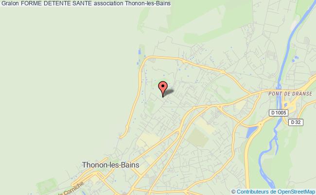 plan association Forme Detente Sante Thonon-les-Bains