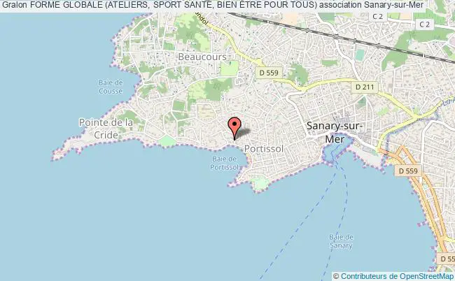 plan association Forme Globale (ateliers, Sport SantÉ, Bien Être Pour Tous) Sanary-sur-Mer