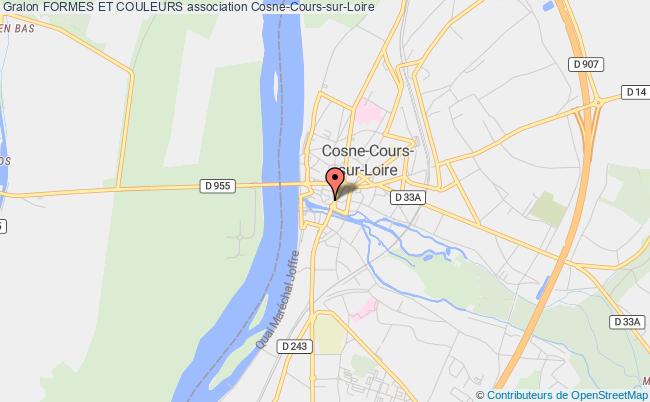 plan association Formes Et Couleurs Cosne-Cours-sur-Loire