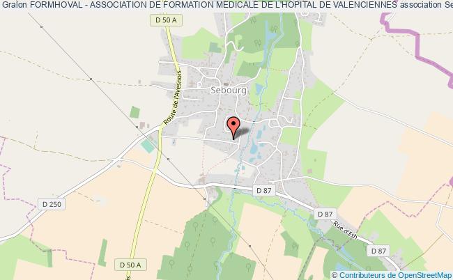 plan association Formhoval - Association De Formation Medicale De L'hopital De Valenciennes Sebourg