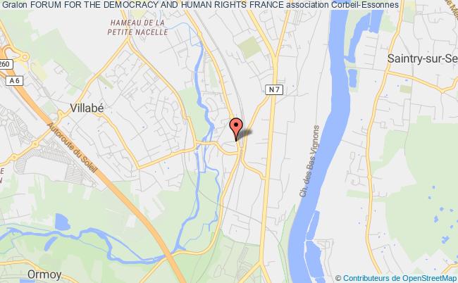 plan association Forum For The Democracy And Human Rights France Corbeil-Essonnes