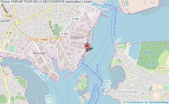 plan association Forum:tour De La Decouverte Lorient