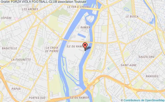 plan association Forza Viola Football-club Toulouse Cedex 4