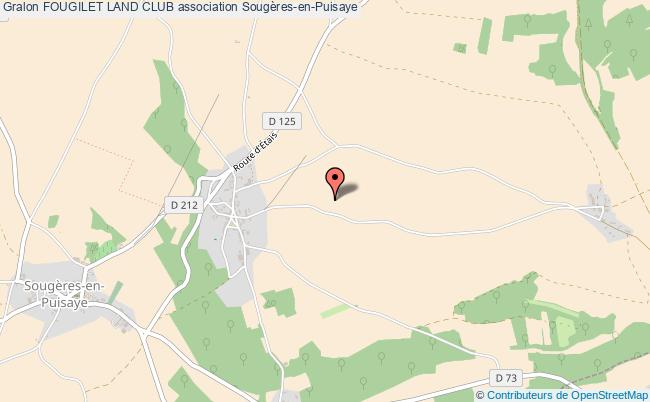 plan association Fougilet Land Club Sougères-en-Puisaye