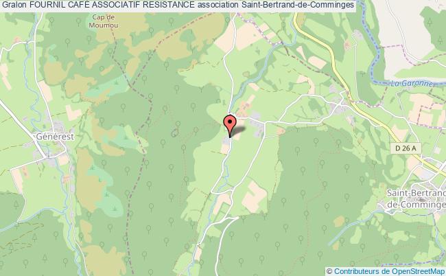 plan association Fournil CafÉ Associatif Resistance Saint-Bertrand-de-Comminges