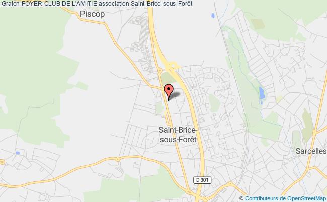 plan association Foyer Club De L'amitie Saint-Brice-sous-Forêt