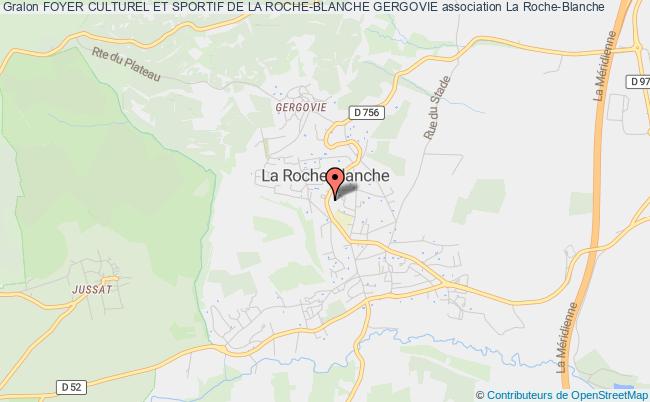plan association Foyer Culturel Et Sportif De La Roche-blanche Gergovie La    Roche-Blanche
