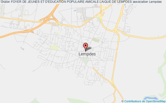 FOYER DE JEUNES ET D'EDUCATION POPULAIRE AMICALE LAIQUE DE LEMPDES
