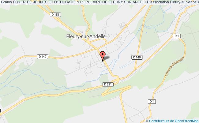 plan association Foyer De Jeunes Et D'education Populaire De Fleury Sur Andelle Fleury-sur-Andelle