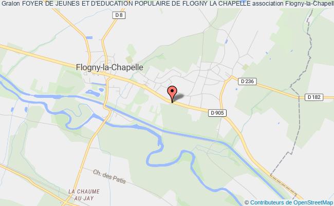 plan association Foyer De Jeunes Et D'education Populaire De Flogny La Chapelle Flogny-la-Chapelle