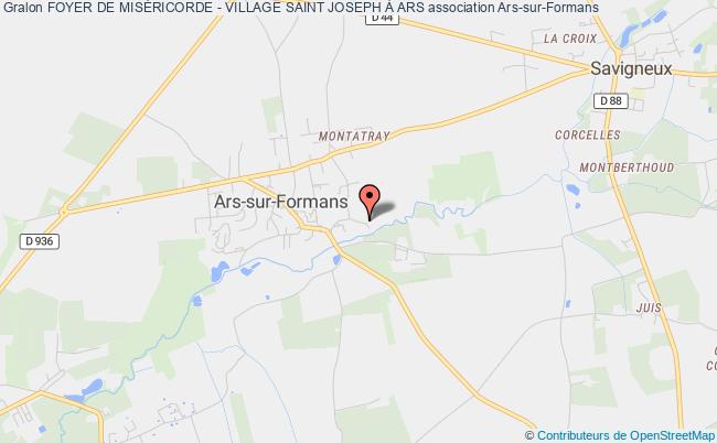 plan association Foyer De MisÉricorde - Village Saint Joseph À Ars Ars-sur-Formans