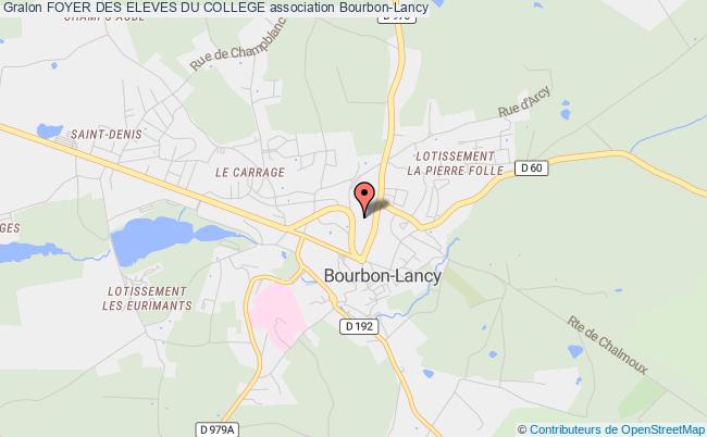 plan association Foyer Des Eleves Du College Bourbon-Lancy
