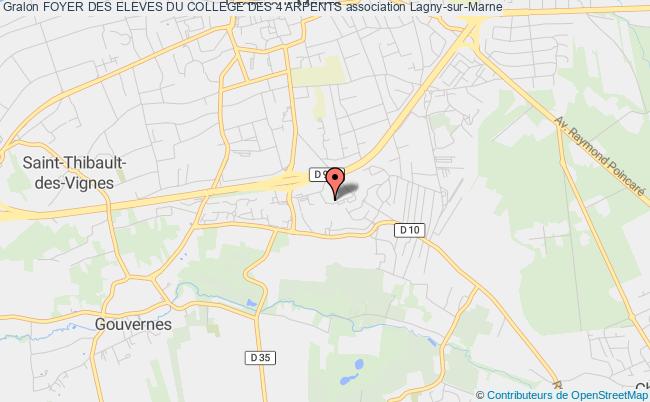 plan association Foyer Des Eleves Du College Des 4 Arpents Lagny-sur-Marne