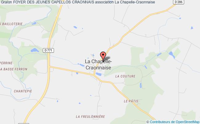 plan association Foyer Des Jeunes Capellos Craonnais Chapelle-Craonnaise