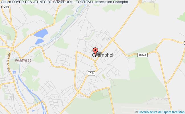 plan association Foyer Des Jeunes De Champhol - Football Champhol