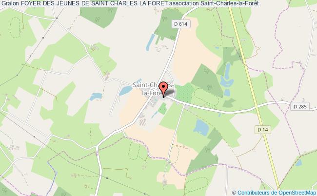 plan association Foyer Des Jeunes De Saint Charles La Foret Saint-Charles-la-Forêt