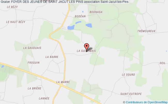 plan association Foyer Des Jeunes De Saint Jacut Les Pins Saint-Jacut-les-Pins