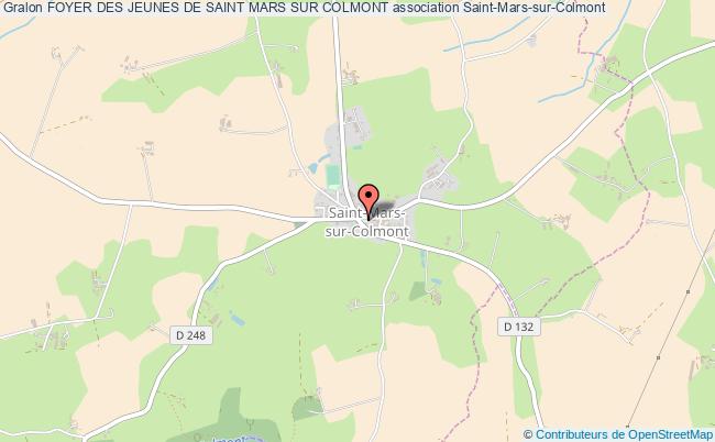 plan association Foyer Des Jeunes De Saint Mars Sur Colmont Saint-Mars-sur-Colmont