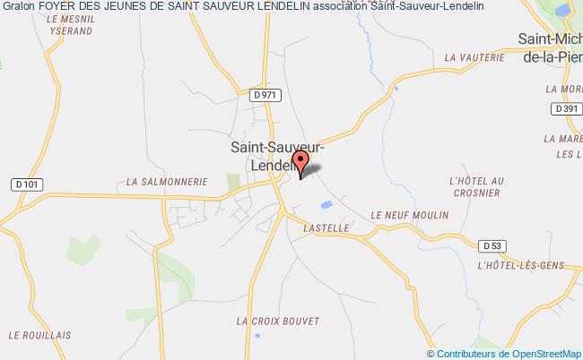 plan association Foyer Des Jeunes De Saint Sauveur Lendelin Saint-Sauveur-Lendelin
