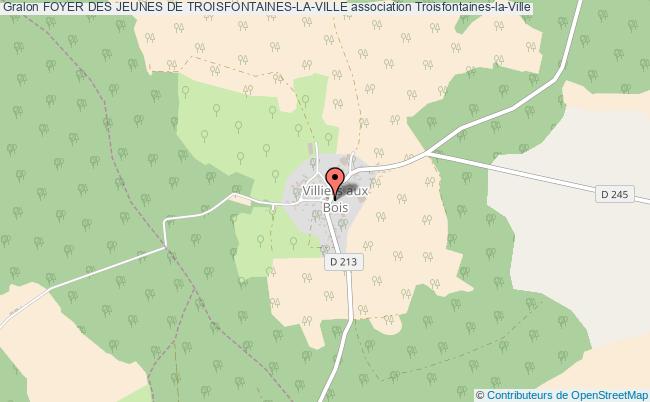 plan association Foyer Des Jeunes De Troisfontaines-la-ville Troisfontaines-la-Ville