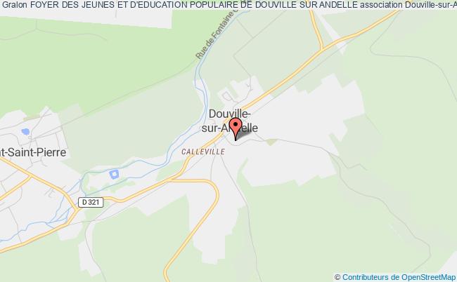 plan association Foyer Des Jeunes Et D'education Populaire De Douville Sur Andelle Douville-sur-Andelle