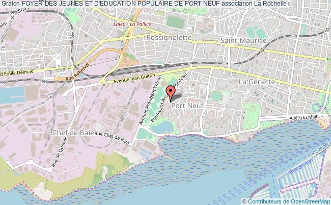 plan association Foyer Des Jeunes Et D'education Populaire De Port Neuf La Rochelle