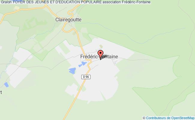 plan association Foyer Des Jeunes Et D'education Populaire Frédéric-Fontaine