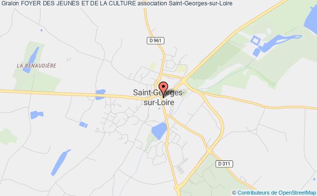 plan association Foyer Des Jeunes Et De La Culture Saint-Georges-sur-Loire