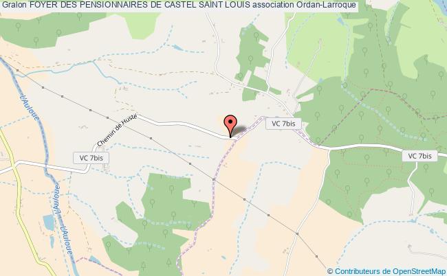 plan association Foyer Des Pensionnaires De Castel Saint Louis Ordan-Larroque