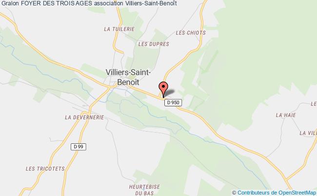 plan association Foyer Des Trois Ages Villiers-Saint-Benoît