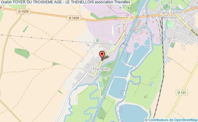 plan association Foyer Du Troisieme Age - Le Thenellois Thenelles