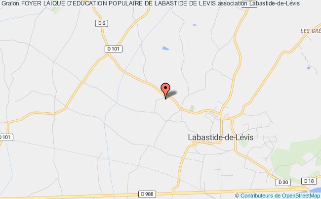 FOYER LAIQUE D'EDUCATION POPULAIRE DE LABASTIDE DE LEVIS
